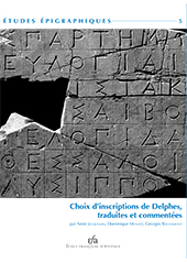 E-book, Choix d'inscriptions de Delphes, traduites et commentées, École française d'Athènes