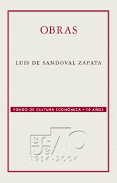 eBook, Obras, Sandoval Zapata, Luis de., Fondo de Cultura Económica de España