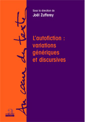 E-book, L'autofiction : variations génériques et discursives, Academia