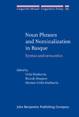 eBook, Noun Phrases and Nominalization in Basque, John Benjamins Publishing Company