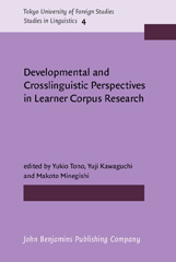 E-book, Developmental and Crosslinguistic Perspectives in Learner Corpus Research, John Benjamins Publishing Company