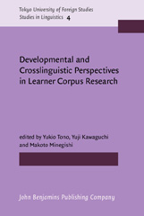 eBook, Developmental and Crosslinguistic Perspectives in Learner Corpus Research, John Benjamins Publishing Company