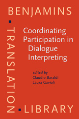 E-book, Coordinating Participation in Dialogue Interpreting, John Benjamins Publishing Company