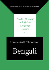 E-book, Bengali, Thompson, Hanne-Ruth, John Benjamins Publishing Company