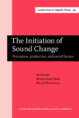 E-book, The Initiation of Sound Change, John Benjamins Publishing Company
