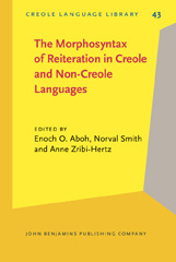 E-book, The Morphosyntax of Reiteration in Creole and Non-Creole Languages, John Benjamins Publishing Company