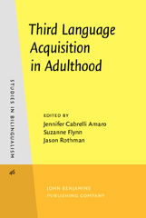 eBook, Third Language Acquisition in Adulthood, John Benjamins Publishing Company