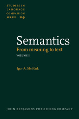 E-book, Semantics, Mel'čuk, Igor, John Benjamins Publishing Company