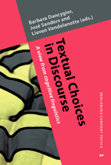 eBook, Textual Choices in Discourse, John Benjamins Publishing Company