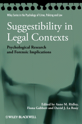 eBook, Suggestibility in Legal Contexts : Psychological Research and Forensic Implications, Blackwell