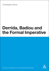 eBook, Derrida, Badiou and the Formal Imperative, Bloomsbury Publishing
