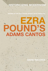 eBook, Ezra Pound's Adams Cantos, Ten Eyck, David, Bloomsbury Publishing