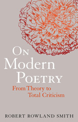 E-book, On Modern Poetry, Bloomsbury Publishing