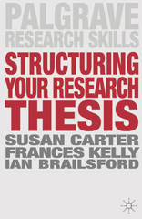 E-book, Structuring Your Research Thesis, Carter, Susan, Bloomsbury Publishing