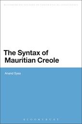E-book, The Syntax of Mauritian Creole, Bloomsbury Publishing