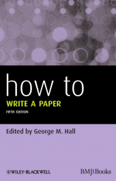 E-book, How To Write a Paper, BMJ Books