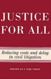 eBook, Justice for All : Reducing Costs and Delay in Civil Litigation, Brookings Institution Press