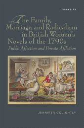 E-book, The Family, Marriage, and Radicalism in British Women's Novels of the 1790s : Public Affection and Private Affliction, Bucknell University Press