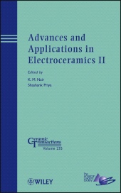 E-book, Advances and Applications in Electroceramics II, American Ceramic Society