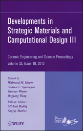 E-book, Developments in Strategic Materials and Computational Design III, Volume 33, Issue 10, American Ceramic Society
