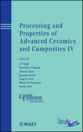 E-book, Processing and Properties of Advanced Ceramics and Composites IV, American Ceramic Society
