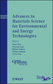 E-book, Advances in Materials Science for Environmental and Energy Technologies, American Ceramic Society
