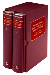 E-book, Dictionary of Early American Philosophers, Continuum