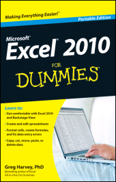 E-book, Excel 2010 For Dummies, For Dummies