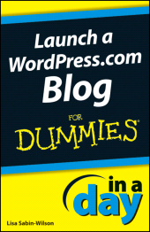 E-book, Launch a WordPress.com Blog In A Day For Dummies, For Dummies