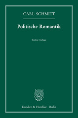 E-book, Politische Romantik., Duncker & Humblot