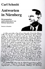 E-book, Antworten in Nürnberg. : Hrsg. und kommentiert von Helmut Quaritsch., Duncker & Humblot