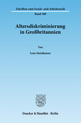 E-book, Altersdiskriminierung in Großbritannien., Steinhauser, Lenz, Duncker & Humblot