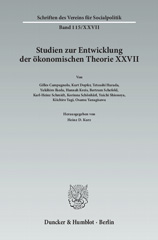 E-book, Der Einfluss deutschsprachigen wirtschaftswissenschaftlichen Denkens in Japan. : Studien zur Entwicklung der ökonomischen Theorie XXVII., Duncker & Humblot