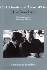 E-book, Carl Schmitt und Álvaro d'Ors : Briefwechsel., Duncker & Humblot