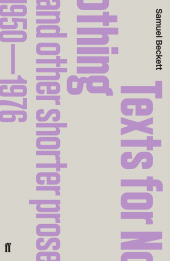 E-book, Texts for Nothing and Other Shorter Prose, 1950-1976, Faber & Faber