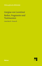 E-book, Reden, Fragmente und Testimonien : Zweisprachige Ausgabe, Felix Meiner Verlag