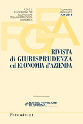 E-book, Rivista di Giurisprudenza ed Economia d'Azienda : 9, 2011, Franco Angeli