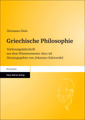E-book, Griechische Philosophie : Vorlesungsmitschrift aus dem Wintersemester 1897/98, Franz Steiner Verlag GmbH