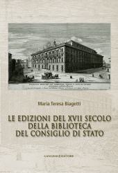 E-book, Le edizioni del XVII secolo della Biblioteca del Consiglio di Stato, Biagetti, Maria Teresa, Gangemi