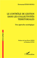 E-book, Le contrôle de gestion dans les collectivités territoriales : une approche sociologique, Evah-Manga, Emmanuel, L'Harmattan