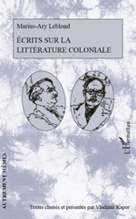 E-book, Écrits sur la littérature coloniale, L'Harmattan