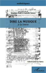 E-book, Dire la musique : à la limite, L'Harmattan