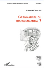 eBook, Grammatical ou transcendantal, Moreno, Arley R., L'Harmattan