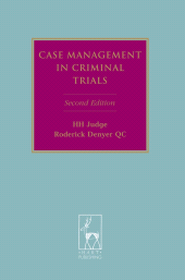 E-book, Case Management in Criminal Trials, Hart Publishing