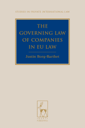 E-book, The Governing Law of Companies in EU Law, Hart Publishing