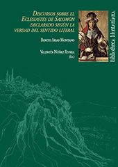 E-book, Discursos sobre el Eclesiastés de Salomón declarado según la verdad del sentido literal, Arias Montano, Benito, Universidad de Huelva