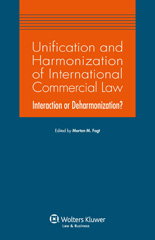E-book, Unification and Harmonization of International Commercial Law, Kluwer Law International