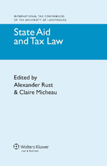 E-book, State Aid and Tax Law, Kluwer Law International