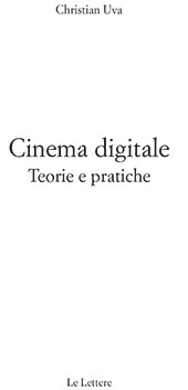 eBook, Cinema digitale : teorie e pratiche, Le Lettere