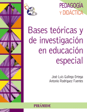 E-book, Bases teóricas y de investigación en educación especial, Ediciones Pirámide